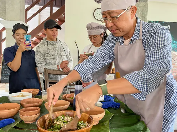 寮國 料理課程